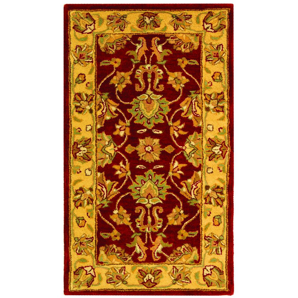 HERITAGE, RED / GOLD, 2'-3" X 4', Area Rug, HG343C-24. Picture 1