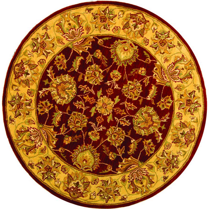 HERITAGE, RED / GOLD, 6' X 6' Round, Area Rug, HG343C-6R. Picture 1