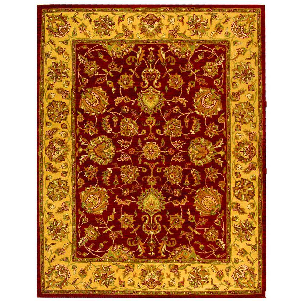 HERITAGE, RED / GOLD, 7'-6" X 9'-6", Area Rug, HG343C-8. Picture 1