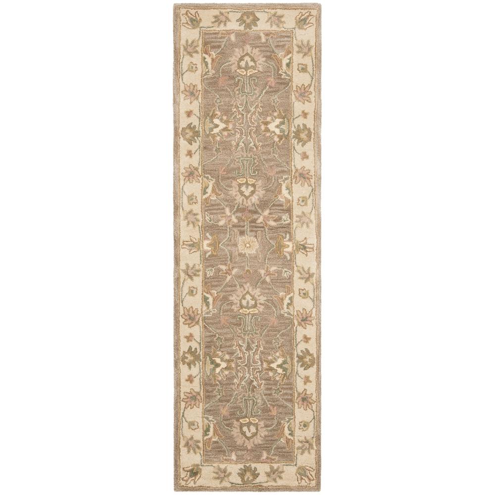 HERITAGE, BROWN / IVORY, 2'-3" X 8', Area Rug, HG343K-28. Picture 1
