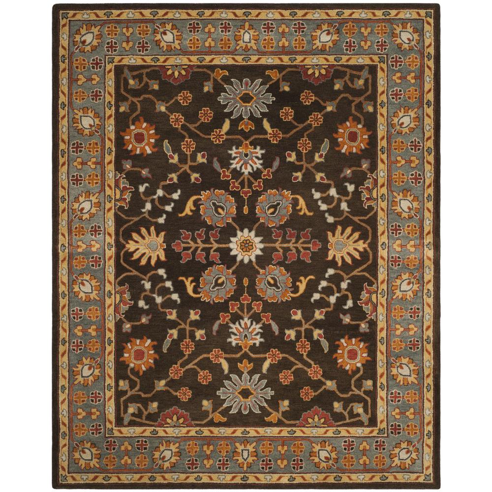HERITAGE, CHARCOAL / BLUE, 8' X 10', Area Rug, HG405A-8. Picture 1