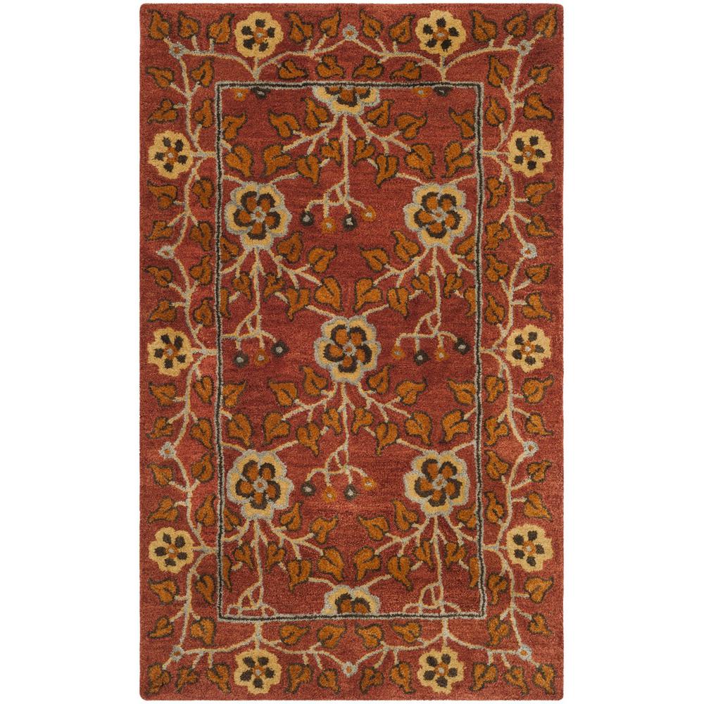 HERITAGE, RED / MULTI, 3' X 5', Area Rug, HG407A-3. Picture 1
