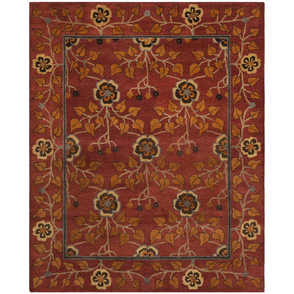 HERITAGE, RED / MULTI, 8' X 10', Area Rug, HG407A-8. Picture 1