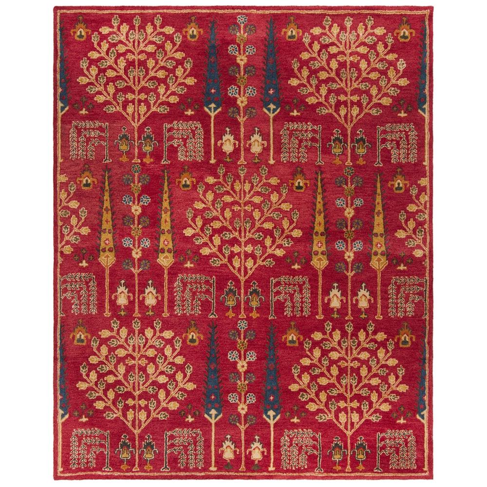 HERITAGE, RED / MULTI, 8' X 10', Area Rug, HG418Q-8. The main picture.