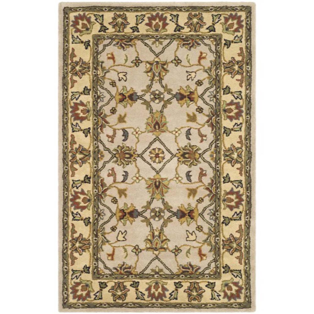 HERITAGE, IVORY / LIGHT GOLD, 3' X 5', Area Rug. Picture 1