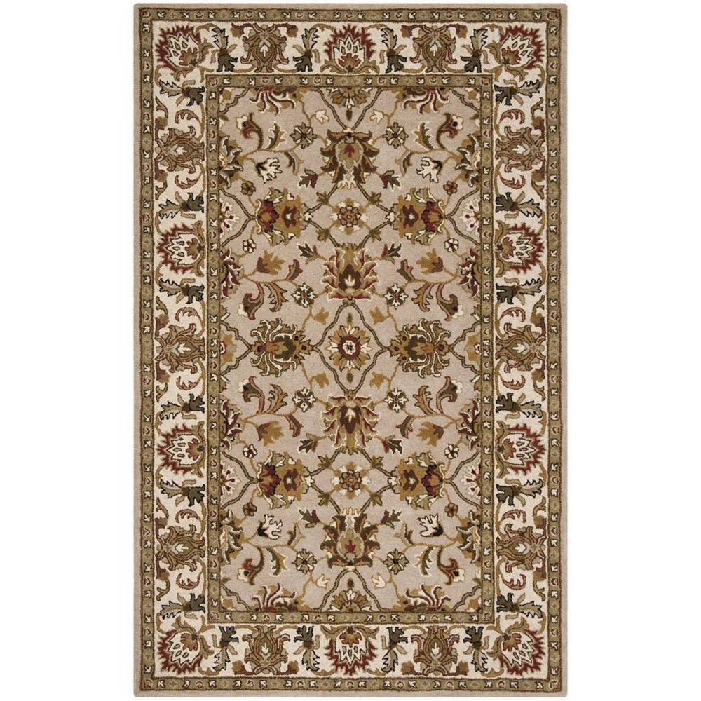 HERITAGE, IVORY / LIGHT GOLD, 5' X 8', Area Rug. Picture 1