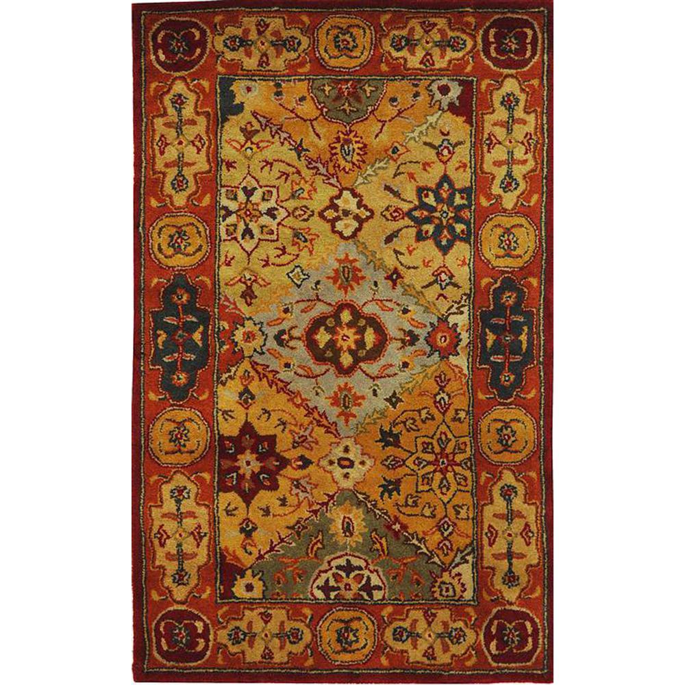 HERITAGE, MULTI, 3' X 5', Area Rug, HG512A-3. Picture 1