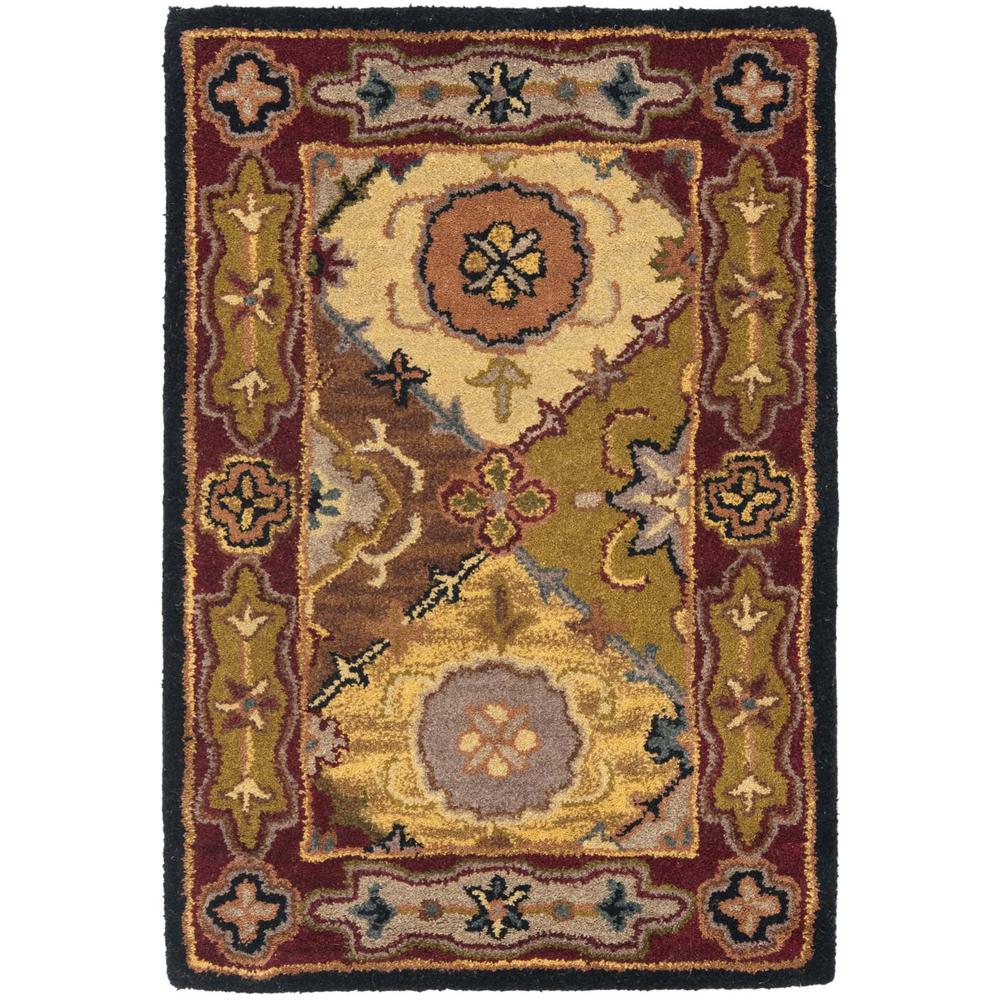 HERITAGE, MULTI / RED, 2' X 3', Area Rug, HG512B-2. Picture 1