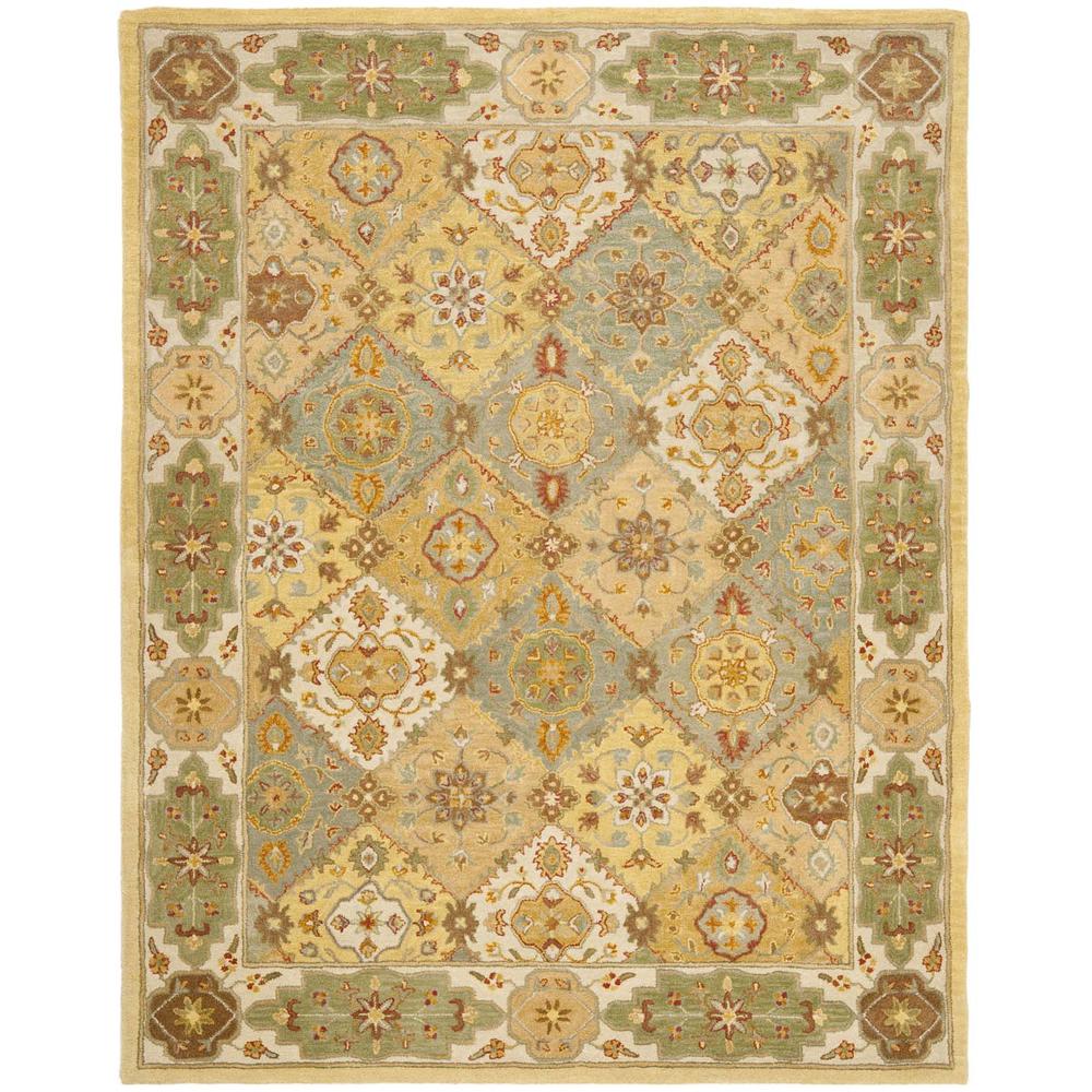 HERITAGE, MULTI / IVORY, 7'-6" X 9'-6", Area Rug. Picture 1