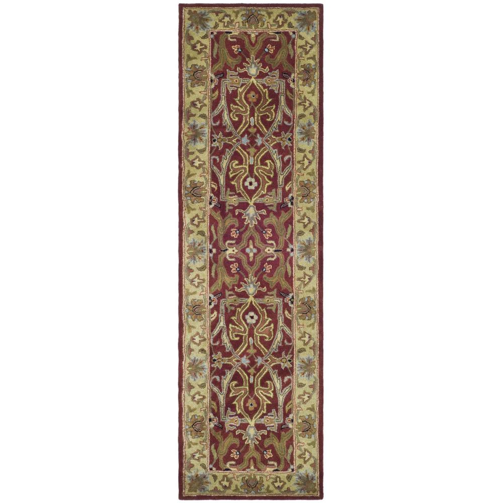 HERITAGE, RED / GOLD, 2'-3" X 8', Area Rug, HG644B-28. Picture 1