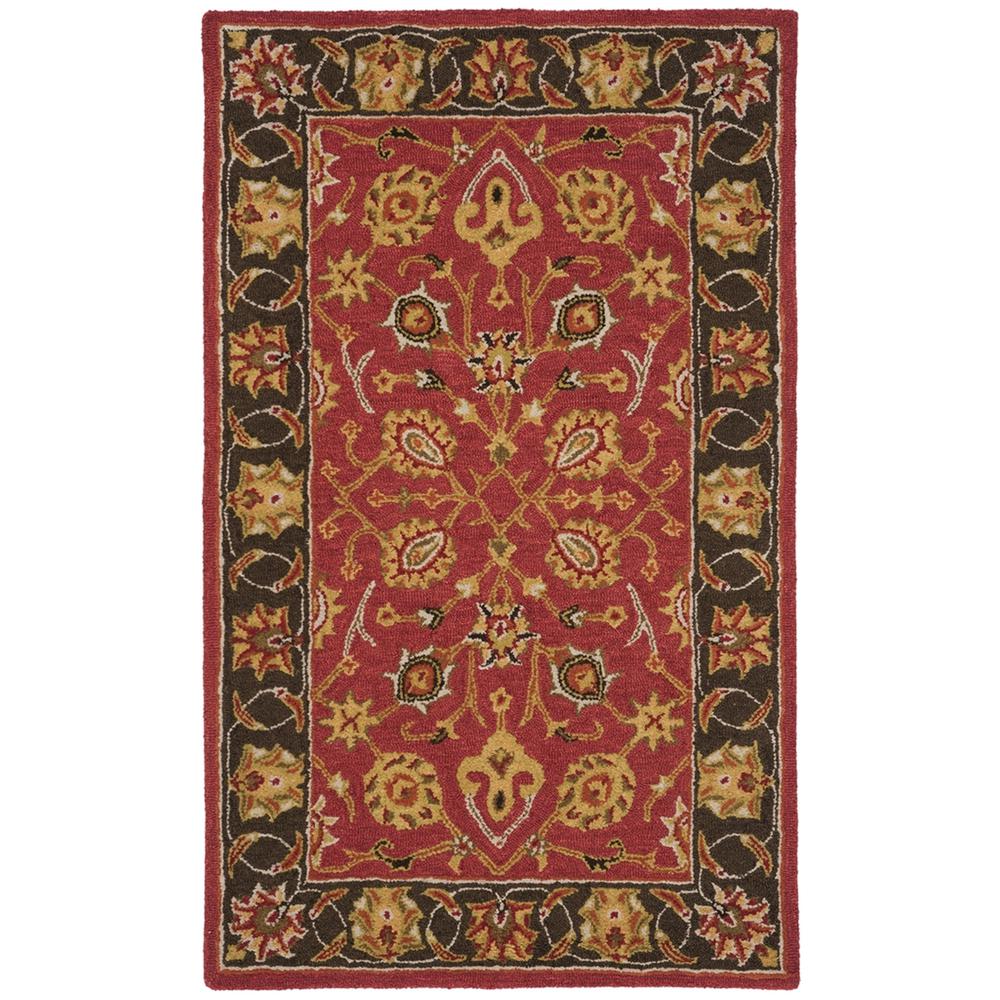 HERITAGE, RED / GOLD, 3' X 5', Area Rug, HG745Q-3. Picture 1