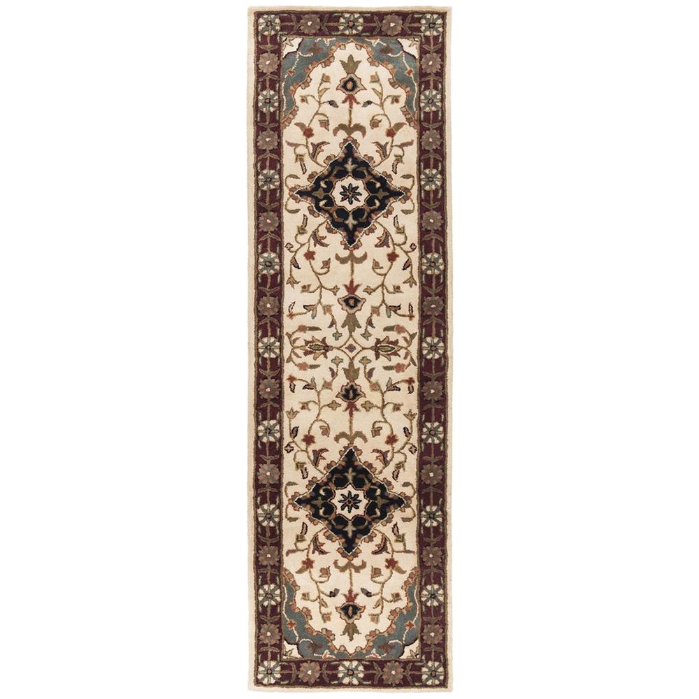 HERITAGE, IVORY / RED, 2'-3" X 8', Area Rug, HG760A-28. Picture 1
