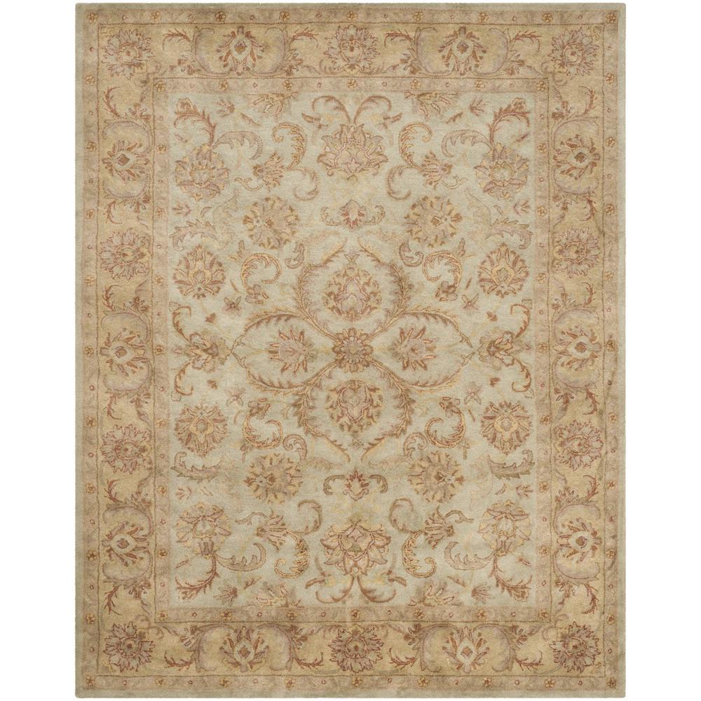 HERITAGE, GREEN / GOLD, 7'-6" X 9'-6", Area Rug, HG811A-8. Picture 1