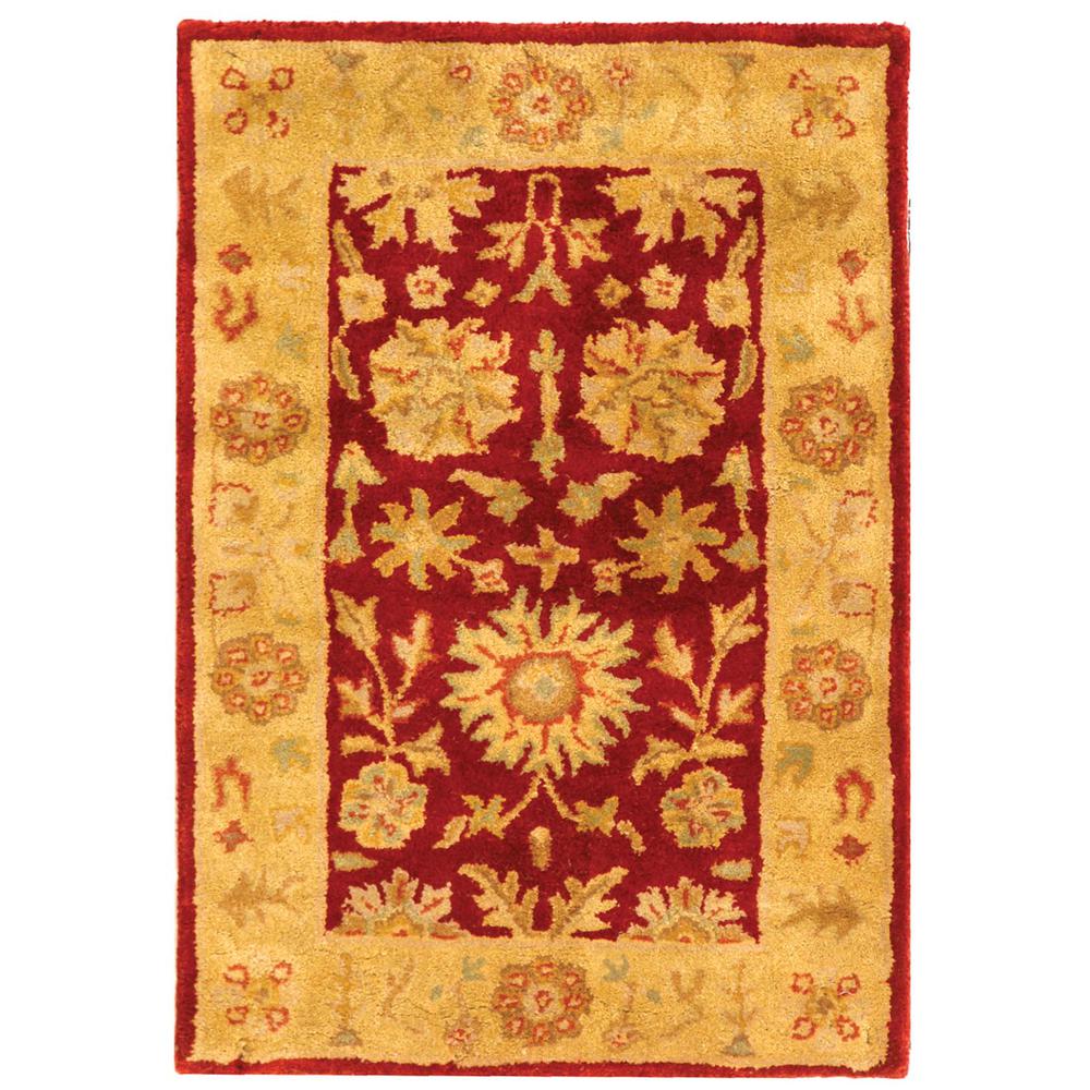 HERITAGE, RED / GOLD, 2' X 3', Area Rug, HG813A-2. Picture 1