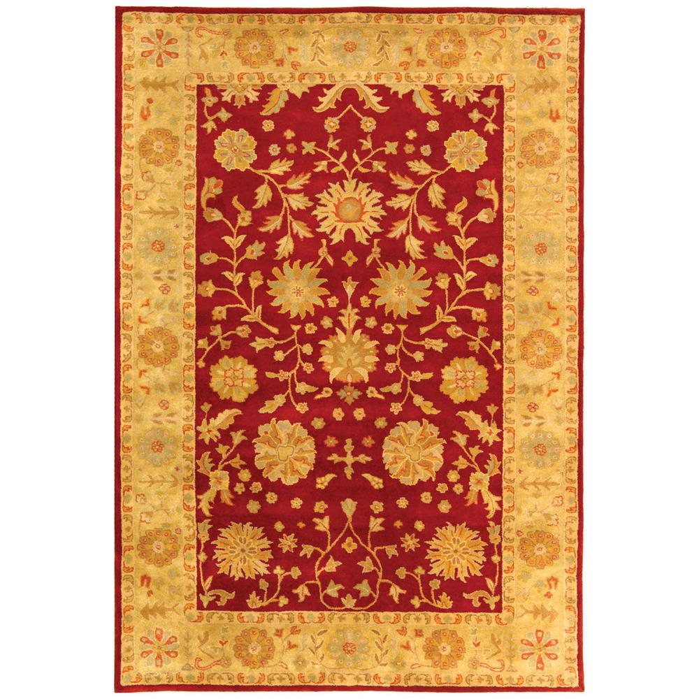 HERITAGE, RED / GOLD, 6' X 9', Area Rug, HG813A-6. Picture 1