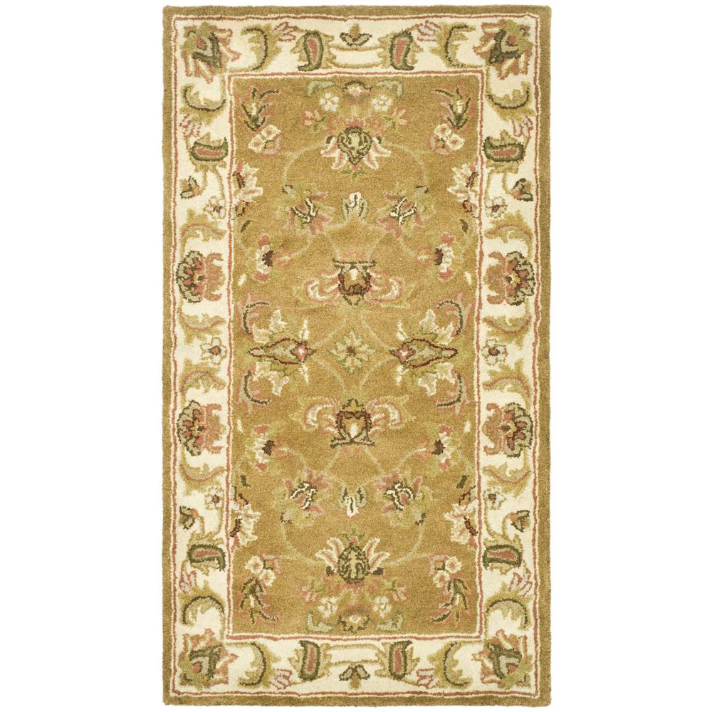 HERITAGE, MOCHA / IVORY, 2'-3" X 4', Area Rug. Picture 1