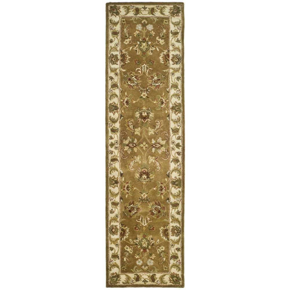 HERITAGE, MOCHA / IVORY, 2'-3" X 8', Area Rug. Picture 1