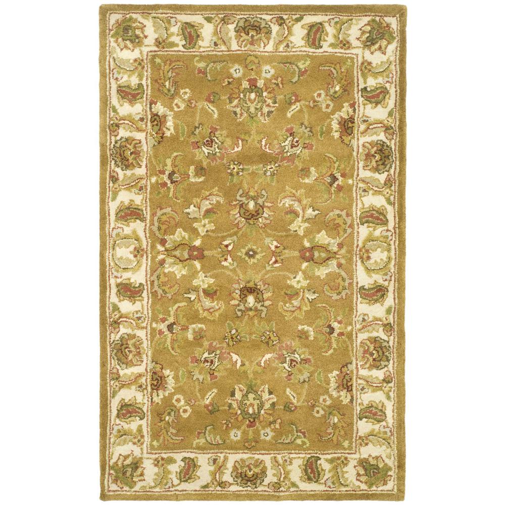 HERITAGE, MOCHA / IVORY, 3' X 5', Area Rug. Picture 1