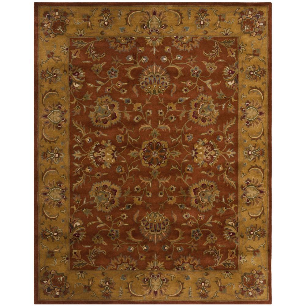 HERITAGE, RED / NATURAL, 7'-6" X 9'-6", Area Rug, HG820A-8. Picture 1