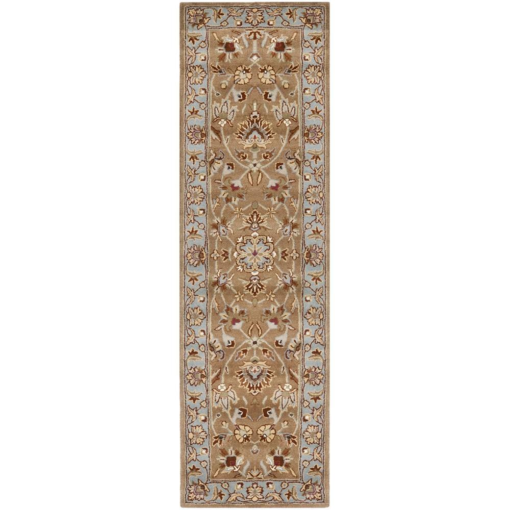 HERITAGE, BEIGE / BLUE, 2'-3" X 8', Area Rug, HG821A-28. Picture 1