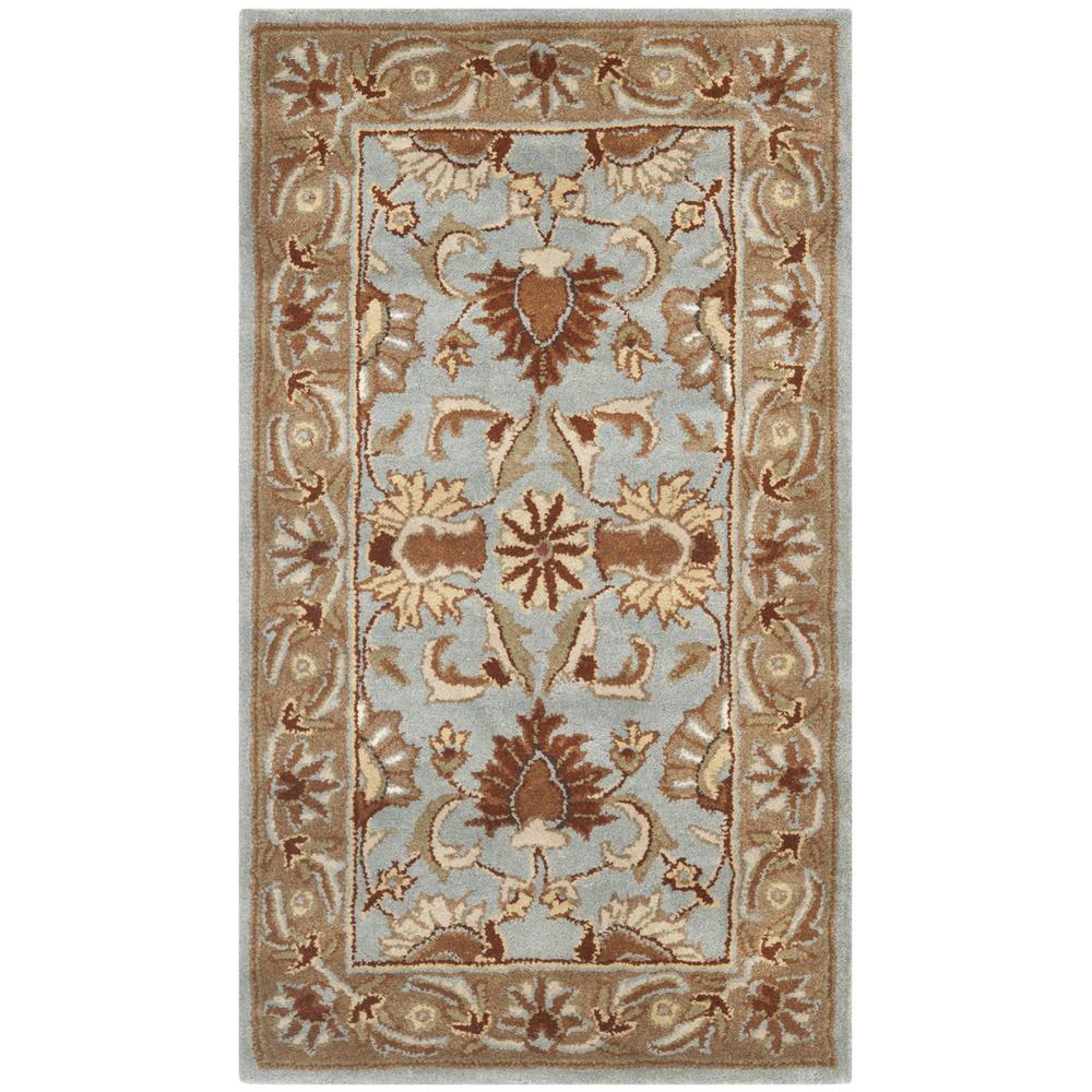 HERITAGE, BLUE / BEIGE, 2'-3" X 4', Area Rug, HG822A-24. Picture 1