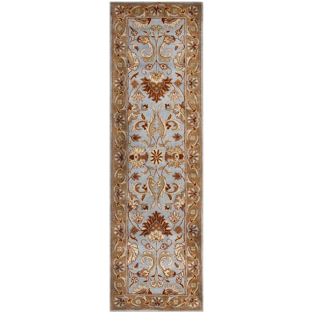 HERITAGE, BLUE / BEIGE, 2'-3" X 8', Area Rug, HG822A-28. Picture 1