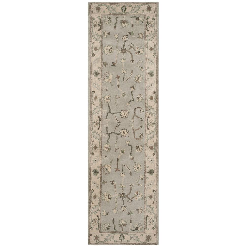 HERITAGE, BEIGE / GREY, 2'-3" X 8', Area Rug, HG865A-28. Picture 1