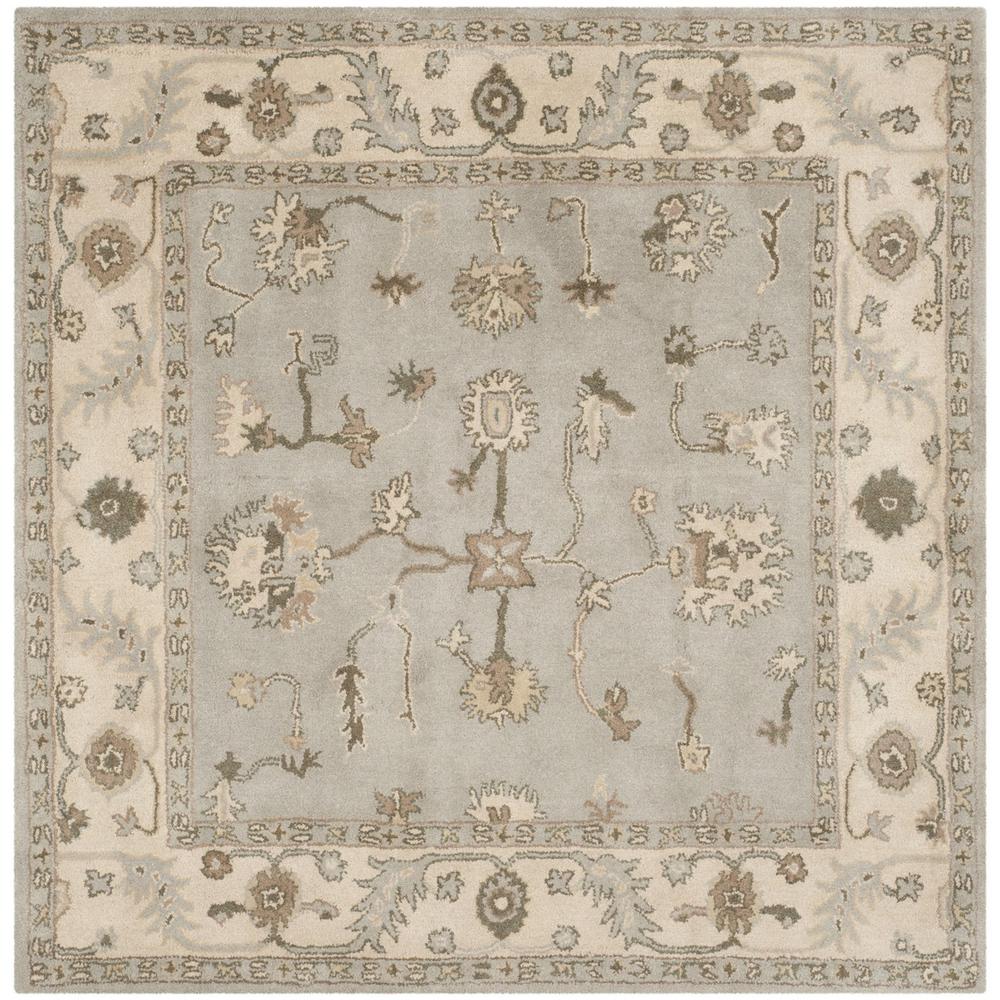 HERITAGE, BEIGE / GREY, 6' X 6' Square, Area Rug, HG865A-6SQ. Picture 1