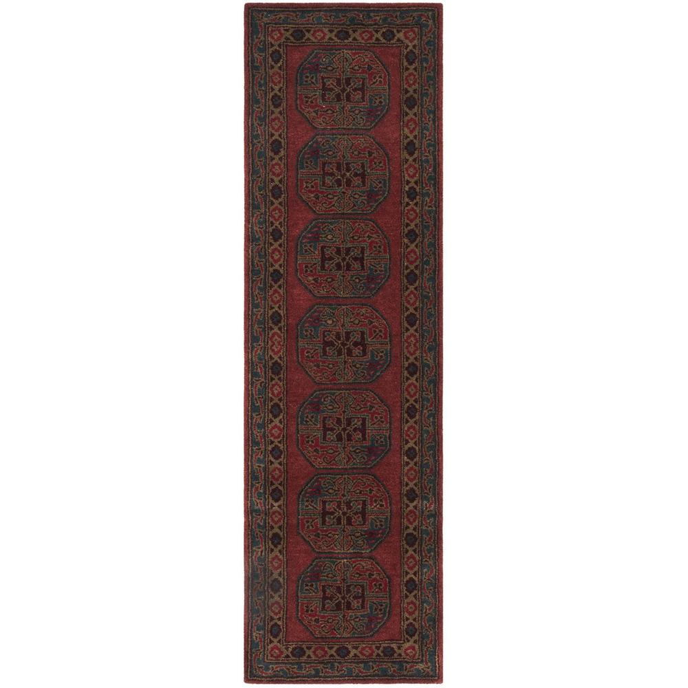HERITAGE, RED, 2'-3" X 8', Area Rug, HG919Q-28. The main picture.