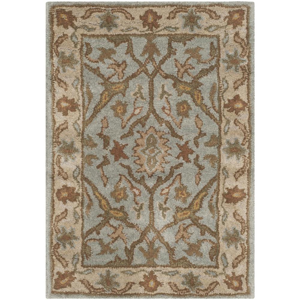 HERITAGE, LIGHT BLUE / IVORY, 2' X 3', Area Rug, HG937A-2. Picture 1