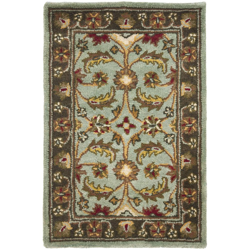 HERITAGE, BLUE / BROWN, 2' X 3', Area Rug, HG962A-2. Picture 2
