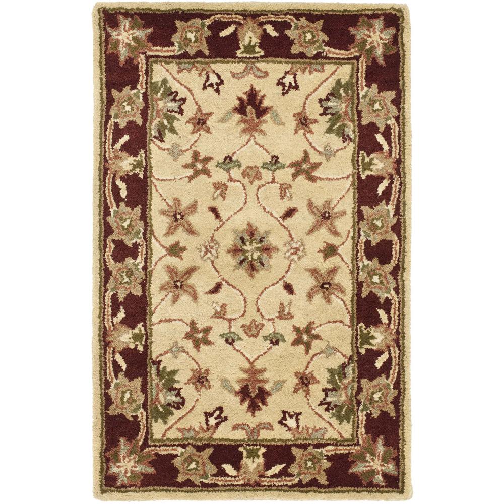 HERITAGE, IVORY / RED, 2' X 3', Area Rug. Picture 1