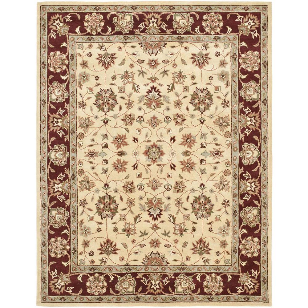 HERITAGE, IVORY / RED, 7'-6" X 9'-6", Area Rug, HG965A-8. Picture 1