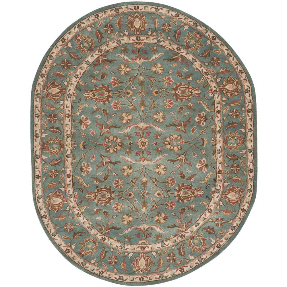 HERITAGE, BLUE / BLUE, 7'-6" X 9'-6", Area Rug, HG969A-8OV. Picture 1