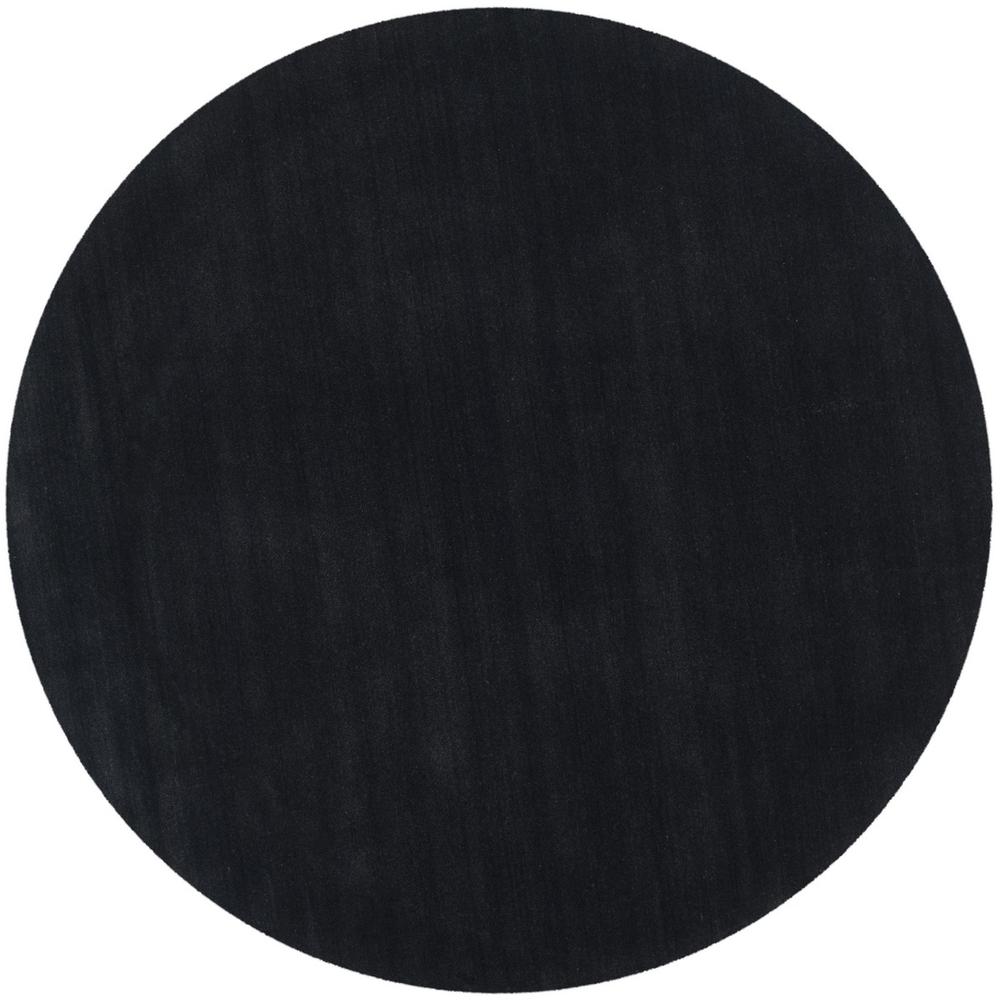 HIMALAYA, BLACK, 6' X 6' Round, Area Rug. The main picture.