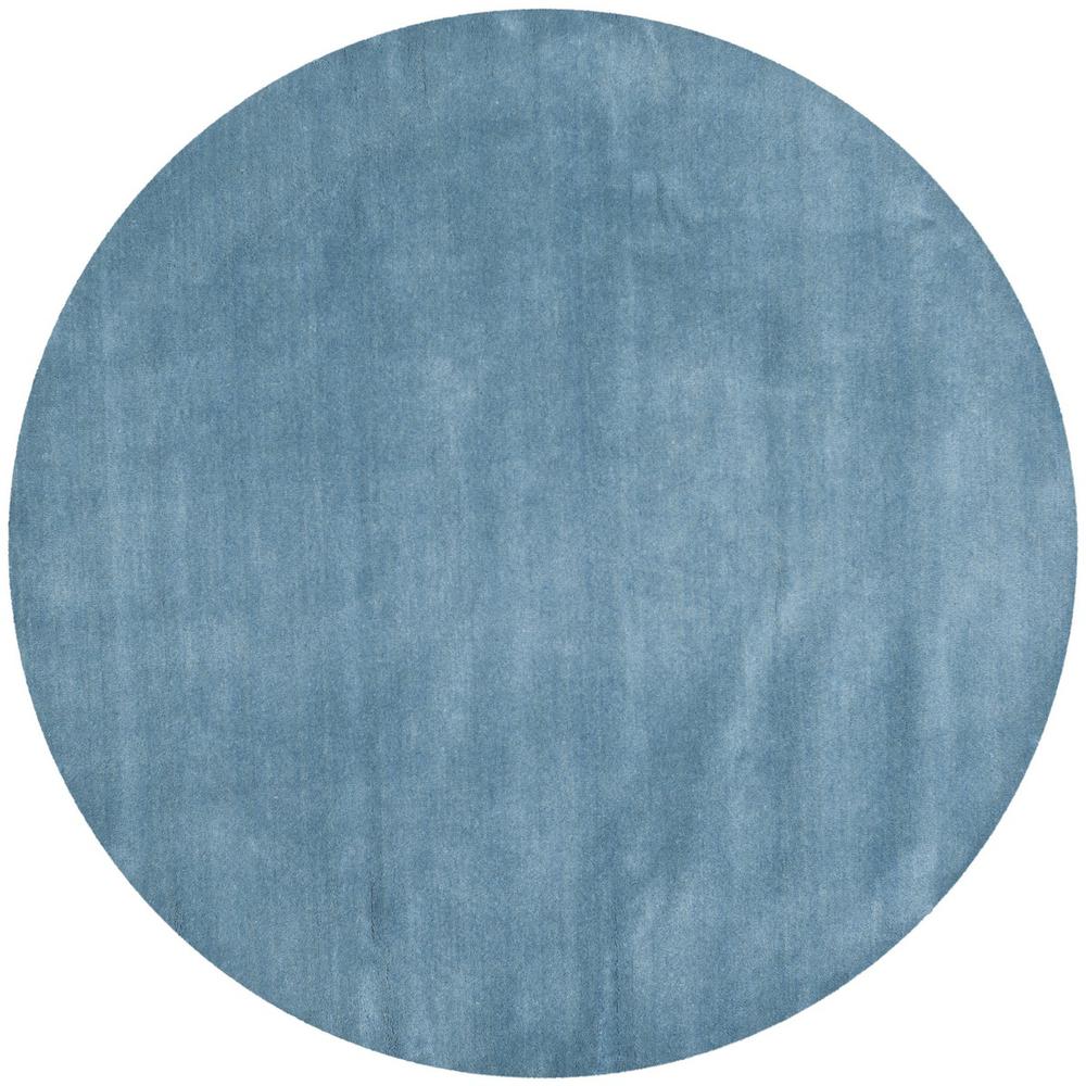 HIMALAYA, BLUE, 6' X 6' Round, Area Rug. Picture 1