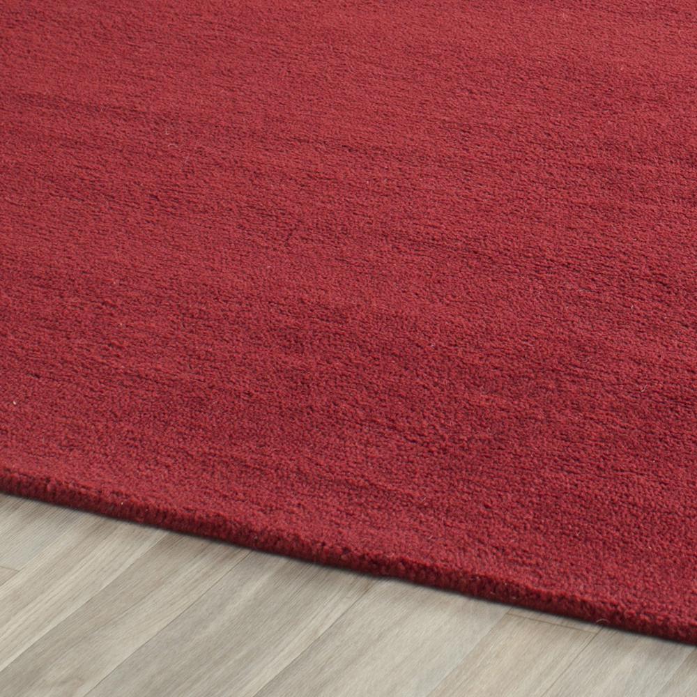 HIMALAYA, RED, 6' X 6' Square, Area Rug. Picture 1