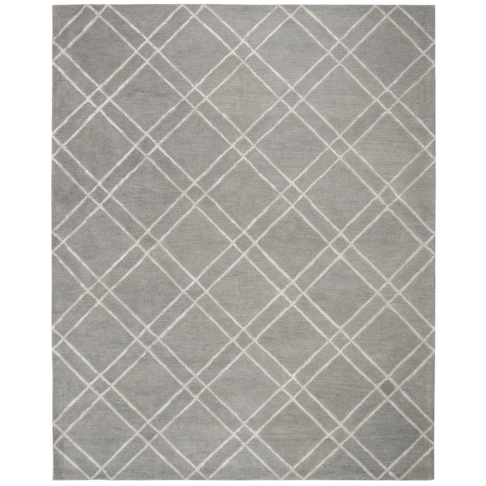 HIMALAYA, GREY / SILVER, 8' X 10', Area Rug. Picture 1