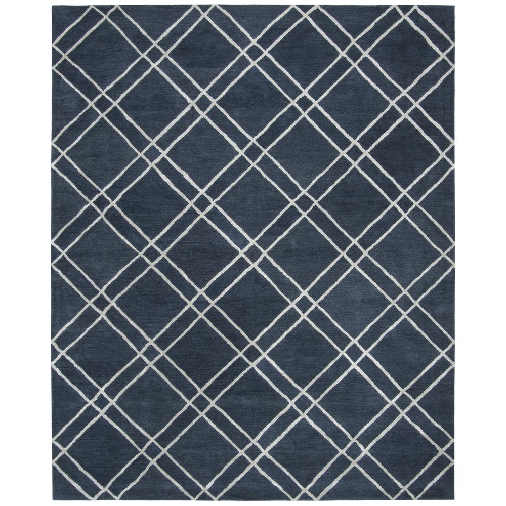 HIMALAYA, NAVY / SILVER, 8' X 10', Area Rug, HIM901N-8. Picture 1
