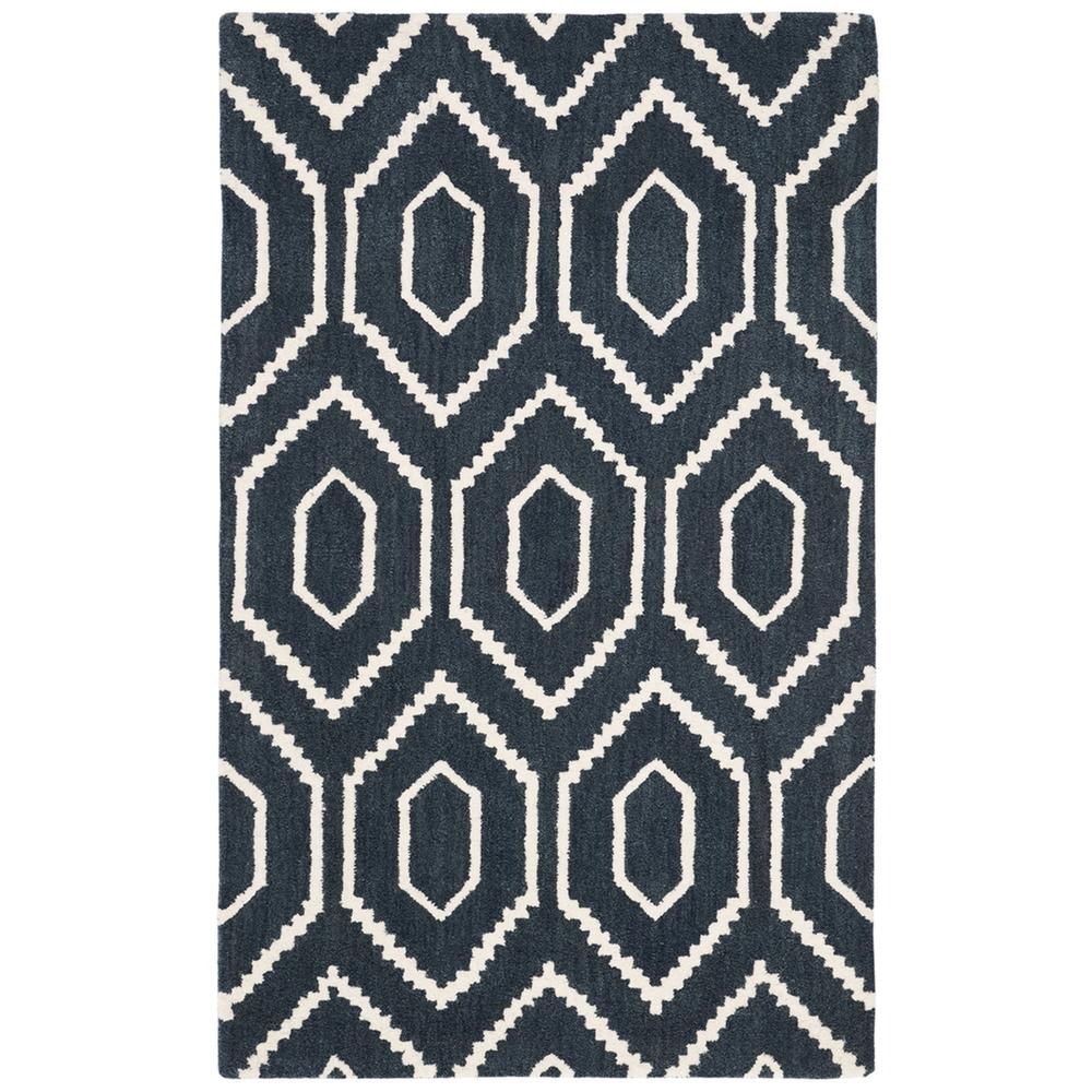 HIMALAYA, NAVY / IVORY, 3' X 5', Area Rug. Picture 1