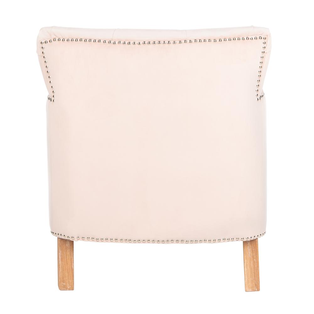 Colin Tufted Club Chair, Blush Pink/White Wash. Picture 2