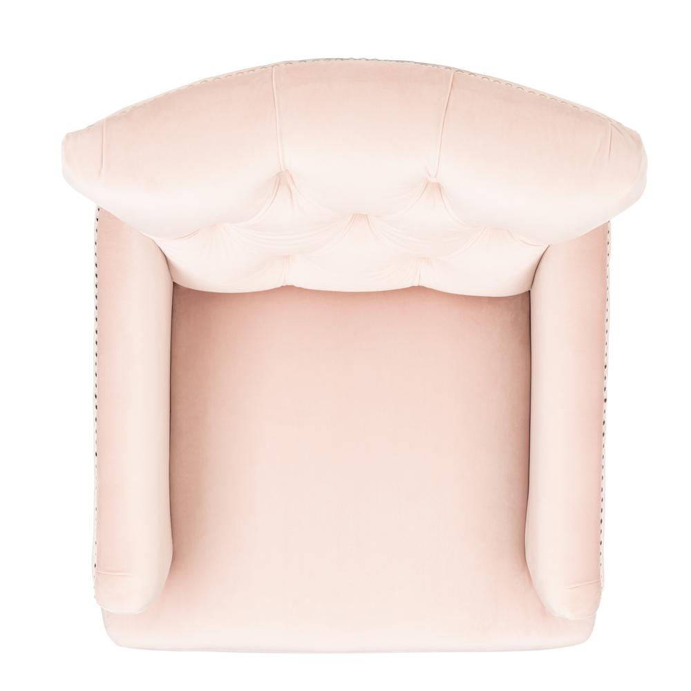 Colin Tufted Club Chair, Blush Pink/White Wash. Picture 12