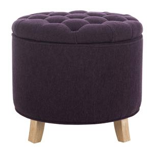 AMELIA TUFTED STORAGE OTTOMAN, HUD8220T. Picture 1