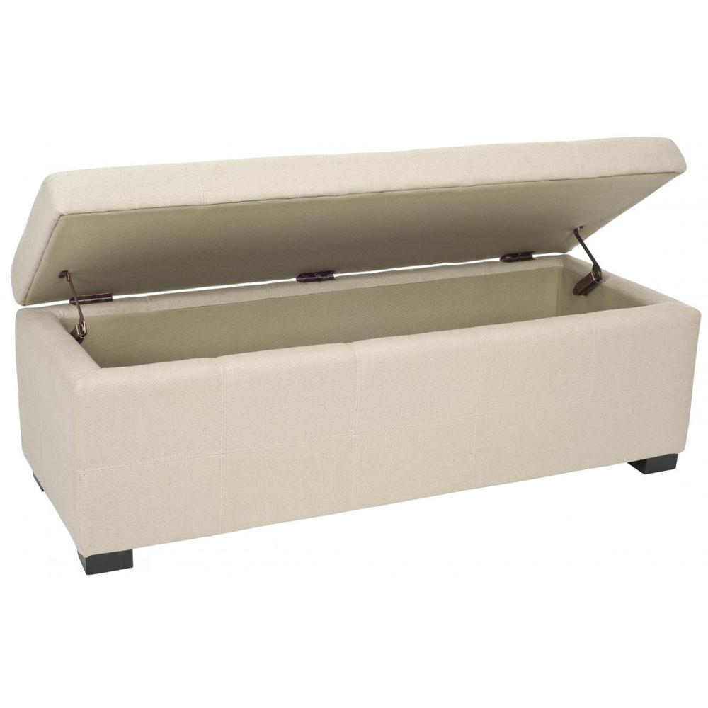 MAIDEN TUFTED STORAGE BENCH LG, HUD8229L. Picture 1