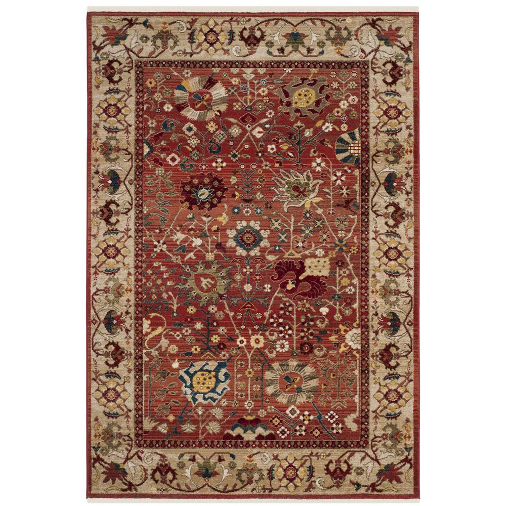 KASHAN, RED / BEIGE, 2'-6" X 8', Area Rug, KSN303L-28. The main picture.