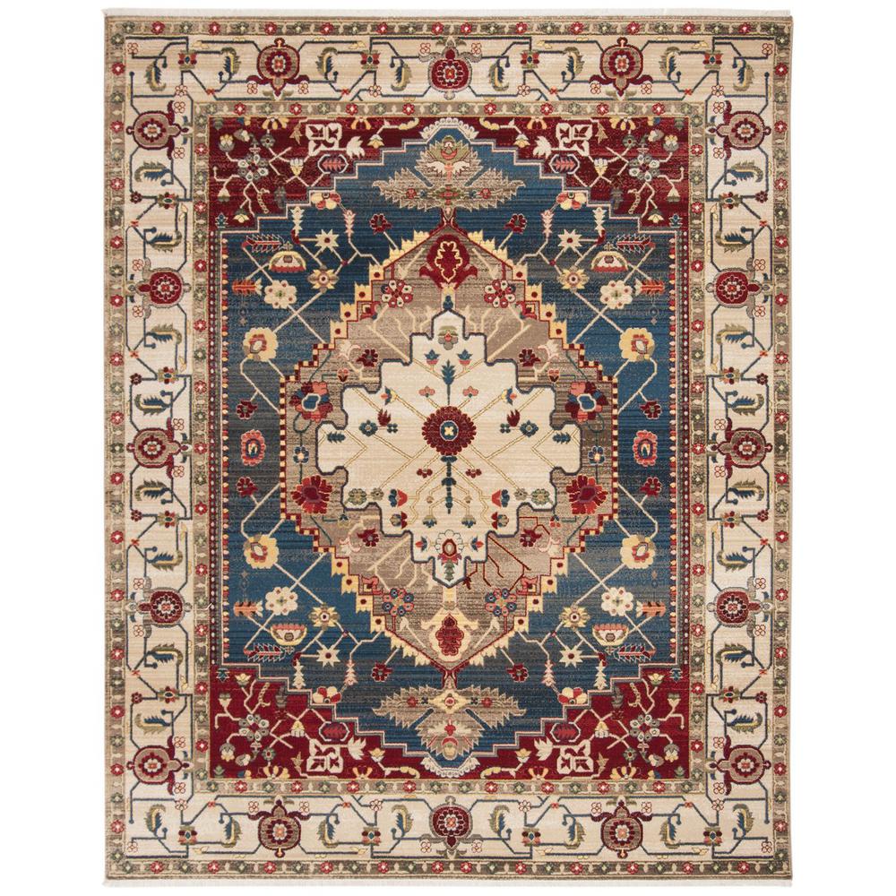 KASHAN, IVORY / BLUE, 8' X 10', Area Rug, KSN306A-8. Picture 1