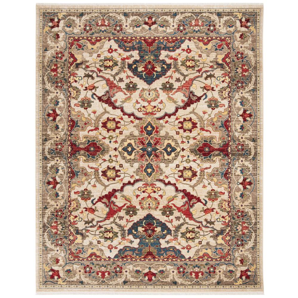 KASHAN, IVORY / TAUPE, 8' X 10', Area Rug. Picture 1