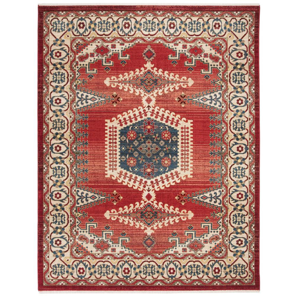 KASHAN, RED / IVORY, 8' X 10', Area Rug, KSN308Q-8. Picture 1