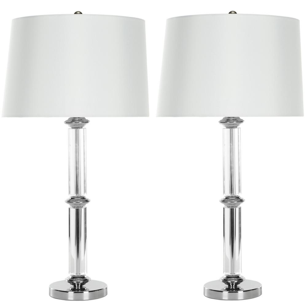VENDOME 28.5-INCH H CRYSTAL TABLE LAMP. Picture 1