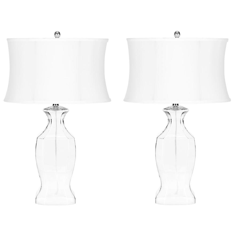 WENDY 28-INCH H GLASS TABLE LAMP. Picture 1